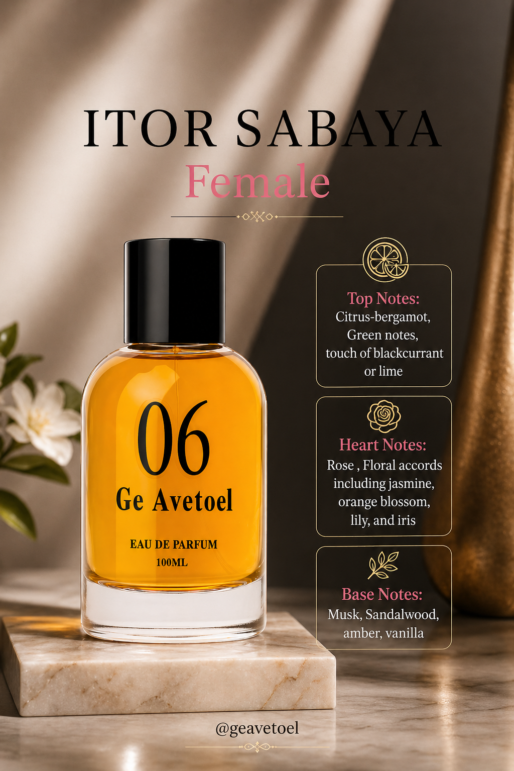 ITOR SABAYA, FEMALE (100ML)