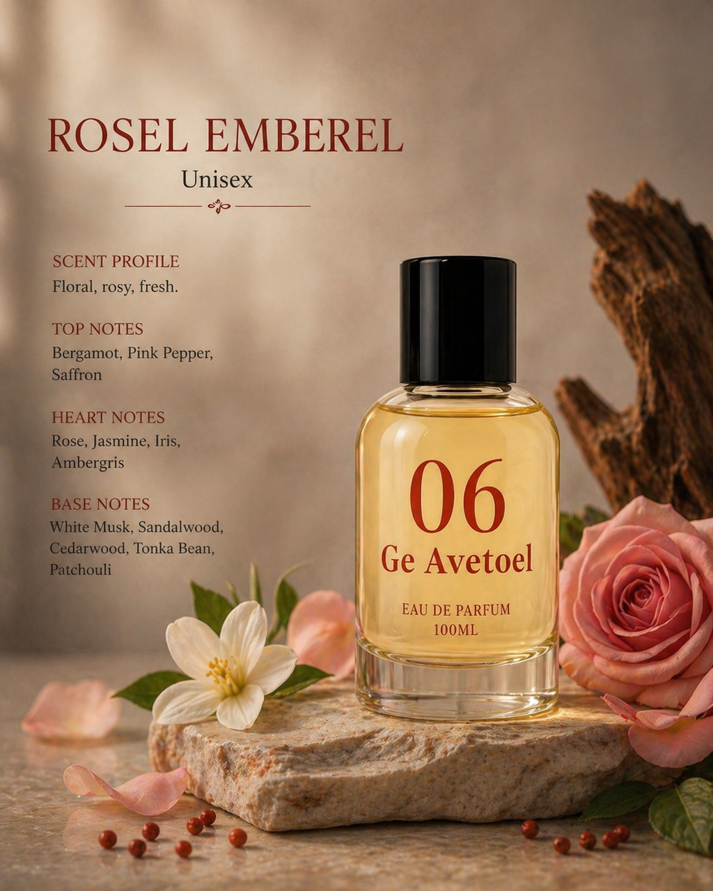 ROSEL EMBEREL, UNISEX (100ML)